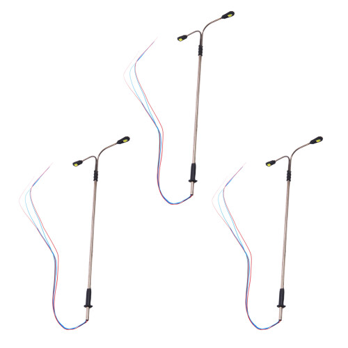 30X 2LED 1:100 Scale Street Light Scenery Mini Lam