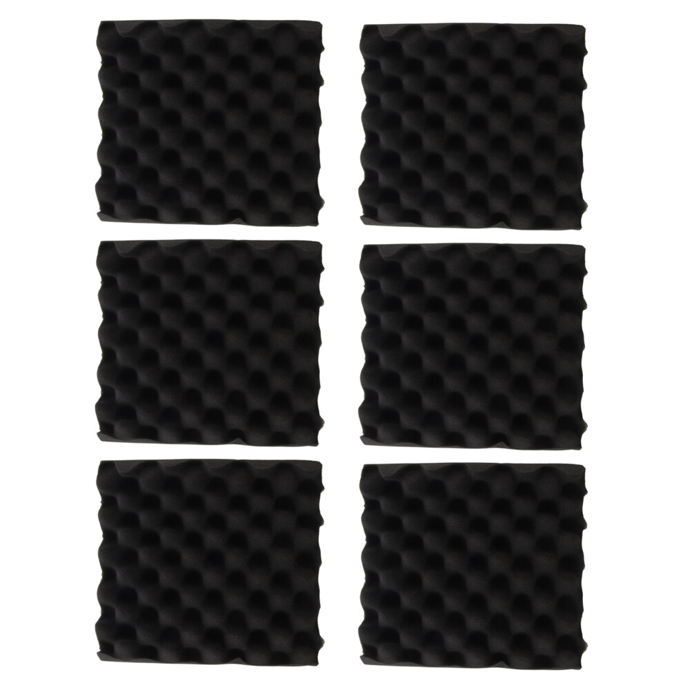 6Pcs 25X25x5cm Sound Insulation Foam Egg Crate Stu 4854184475132