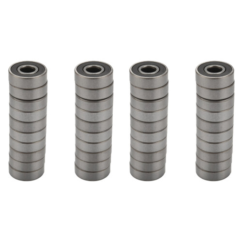 40 Pack 608- Ball Bearing - Double Rubber Sealed M