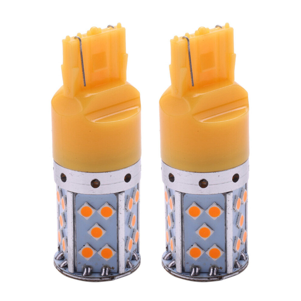2X T20 7440 W21w Led Bulb 3030 35Smd Canbus Lamp F 4852707573075