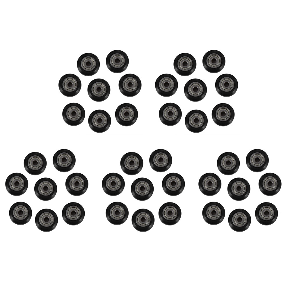 100Pcs/Slot Pom Plastic Wheel Pulleys Ball Bearing 4852707575697