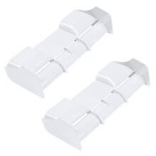 2X 1:8 RC Cars Plastic Nylon Tail Wing for 1/8 Sca