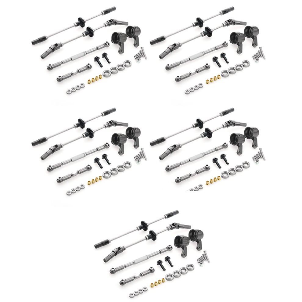 5X Upgrade Steel Gear Bridge Axle Steering Cup Kit 4854184491095
