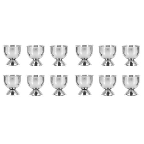 Egg Cup Tray Stainless Steel Soft Boiled Holder Ca 1