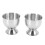 Egg Cup Tray Stainless Steel Soft Boiled Holder Ca 6