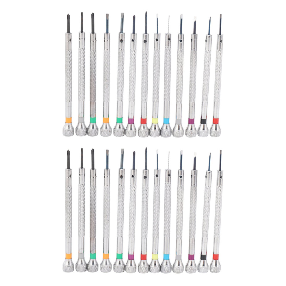 0.6Mm-2.0Mm 26Pcs New Watchmakers Screwdrivers Set 4852707576304
