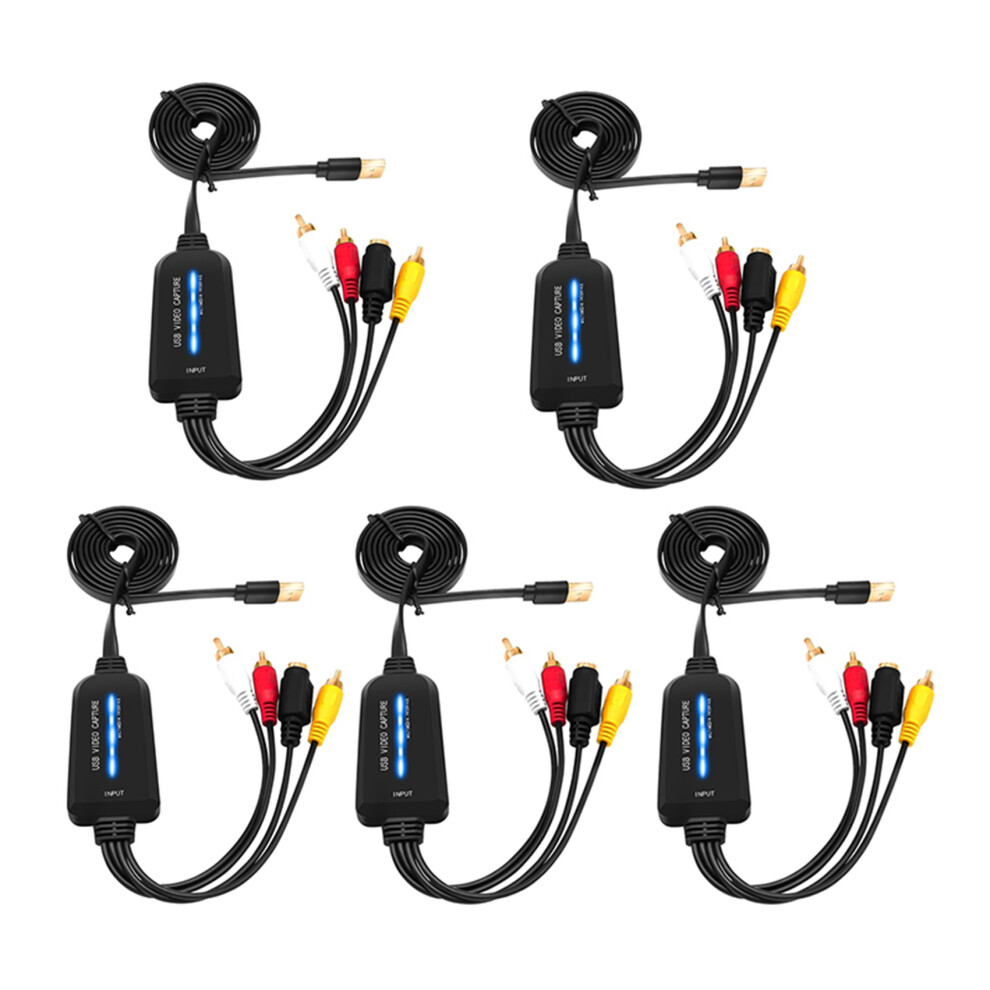 5X Usb 2.0 Video Capture Card Single Channel Av De 4854184489474