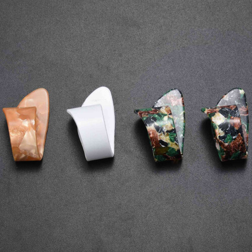 12 Pieces Thumb Finger Guitar Pick Celluloid Media 2