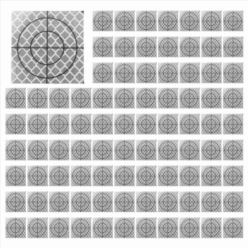 200Pcs Prism Measurement Reflector Sheet Reflectiv 1