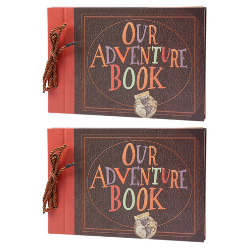 2X Handmade DIY Album Paste Vintage Tether Our Adv