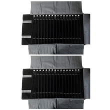 2X Velvet Jewelry Roll Bag Storage Portable Neckla