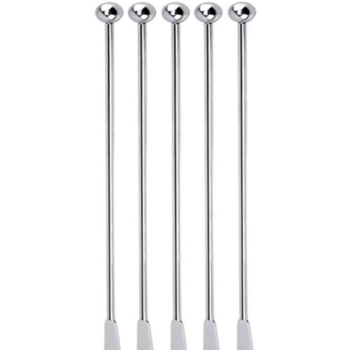 10 Pcs Reusable Swizzle Sticks Coffee Stirrers Bev 2