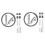 2X Wall Mount Curtain Wire Rod Set for Art Display 1