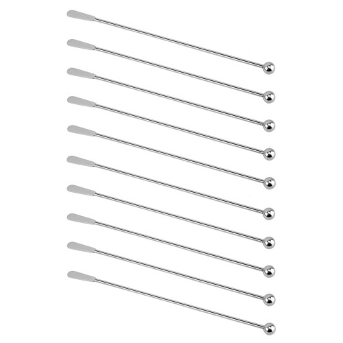 10 Pcs Reusable Swizzle Sticks Coffee Stirrers Bev 1