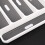 2X Large Gray Silverware Tray Fork Collection Cont 9