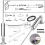 2X Wall Mount Curtain Wire Rod Set for Art Display 6