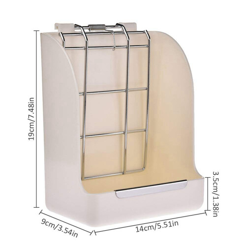 2X Grass Frame Hay Feeder Manger Rack for Guinea F 2