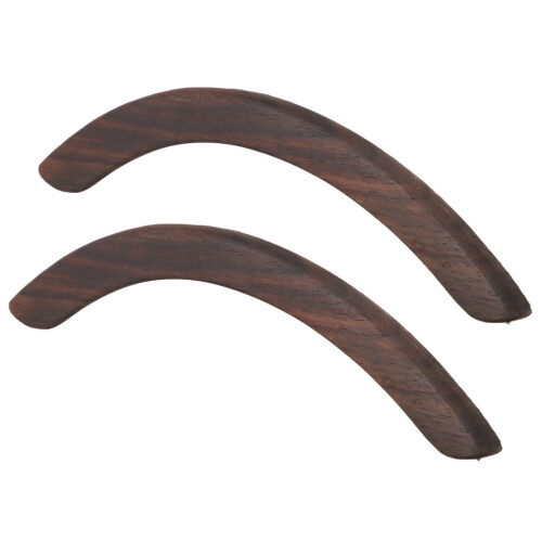 2X Rosewood Figured Solid Guitar Arm Rest Parts & 1