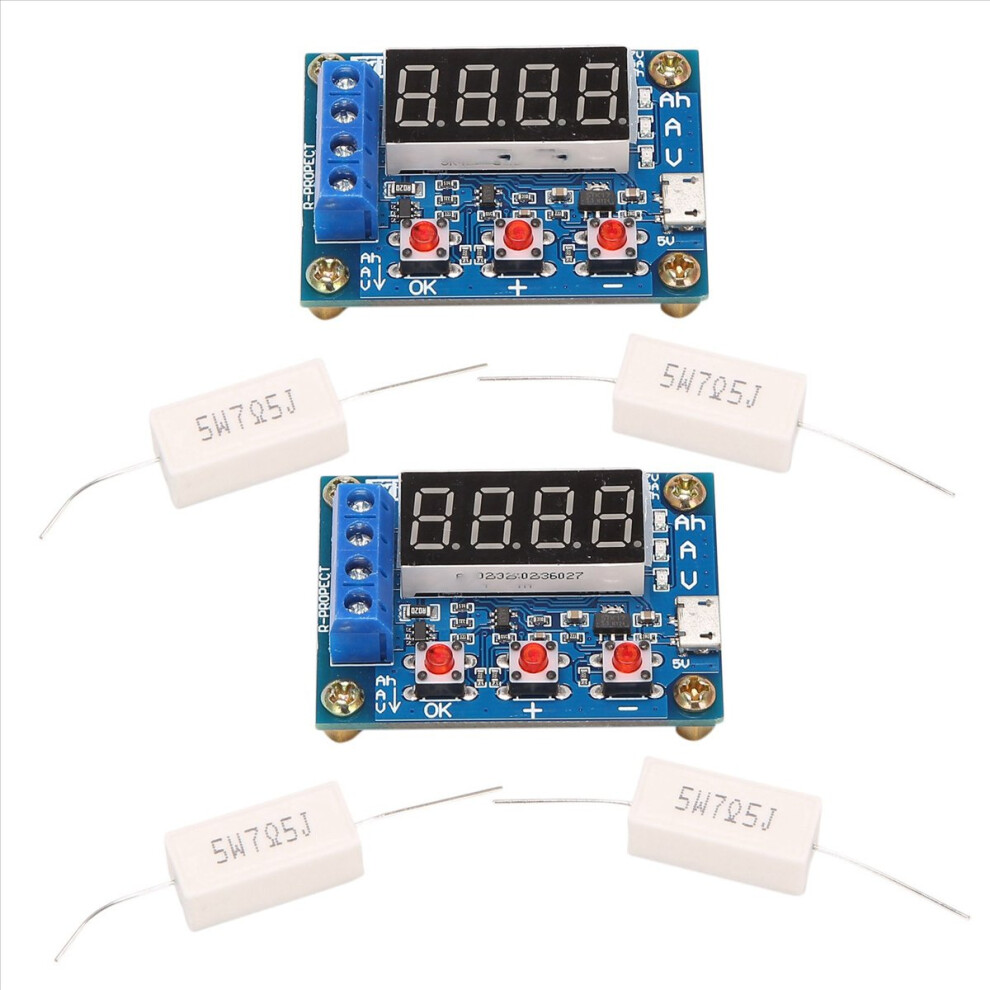 2X Zb2l3 Battery Tester Led Digital Display 18650 4852707578865