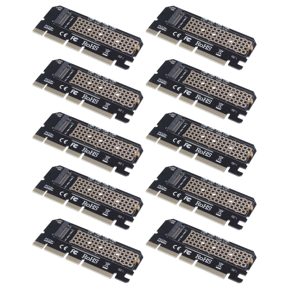 10X M.2 Nvme Ssd Ngff To Pcie 3.0 X16 Adapter M Ke 4854184466383