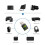 2X USB WiFi Bluetooth Adapter, 600Mbps Dual Band W 7