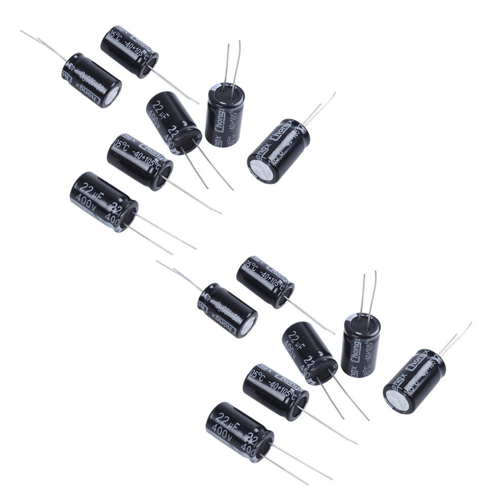 20 Pcs 22Uf 400V 105C Radial Electrolytic Capacito 4852707582107