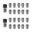 20Pcs Er16 Spring Collet + Motor Shaft 8mm Extensi 2
