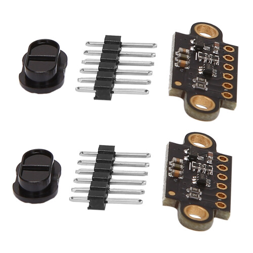 2X VL53L1X Ranging Flight Time Sensor Module 3V-5V
