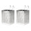 2X Stainless Steel Chopsticks Holder Hanging Cutle 2