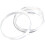 8 x Universal Aluminum Hub Ring Wheel Spacer Set 7 3