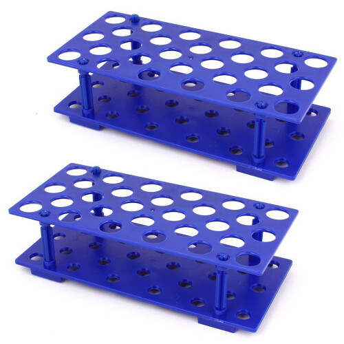 2X Laboratory Plastic 28 Hole 17mm Dia 15ML Centri