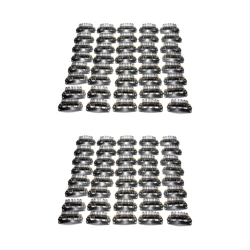 80Pcs U-Shaped Clamp for Hair Extensions Wig Clips 1
