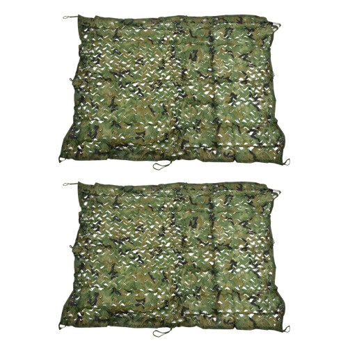 2pcs 2M x 1.5M Hide Camouflage Net Hunting Oxford