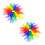 24Pcs Square Juggling Silk Dance Scarves Magic Tri 1