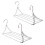 2X Multifunctional Clothes Drying Rack, Stainless 2