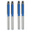 4Pcs 2.6 Inch Long 2 Edges Flush Trim Router Bit 1 1