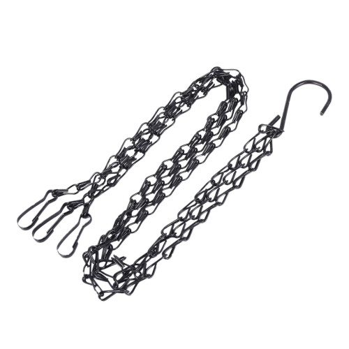 18 Pack Hanging Chain, HEAVY DUTY 50cm Flower Bask 2