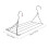 2X Multifunctional Clothes Drying Rack, Stainless 9
