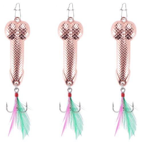 3Pcs Fishing Lures Tackle Hook Spinner Spoon Pike 1