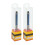 4Pcs 2.6 Inch Long 2 Edges Flush Trim Router Bit 1 9