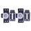 Hardware Accessories 4 Pcs Sliding Door Wardrobe P 2