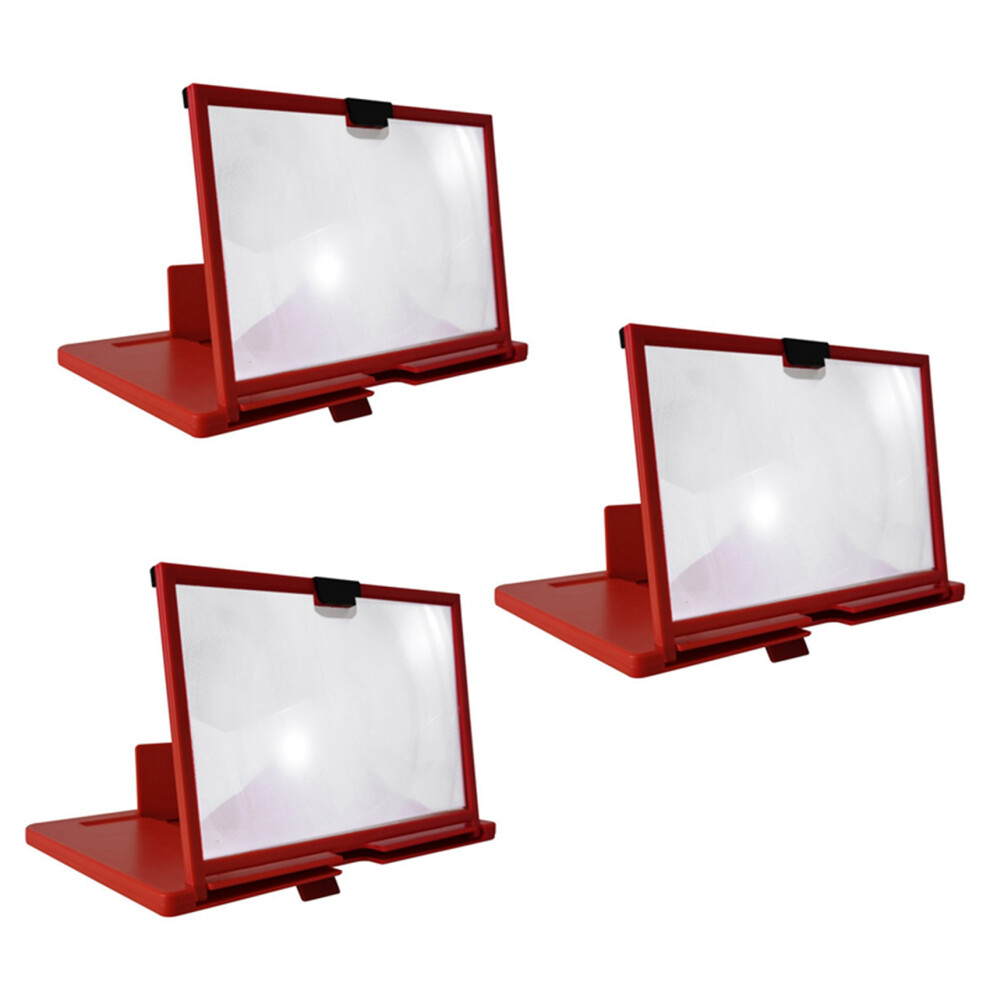 3X Mobile Phone Screen Magnifier 12 Inch 3D Hd Vid 4854184495314