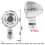 4Pcs Turn Signal Modified LED Two-Color Circular S 8