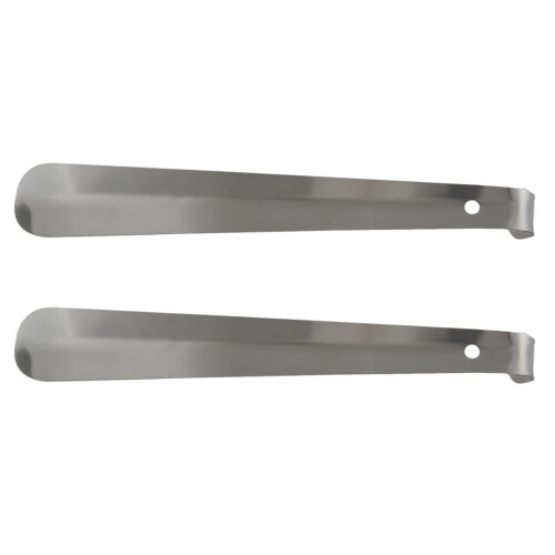 2X Stainless Steel Extra Long Handled Shoe Horn Li