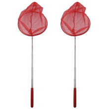 2X Outdoor Catching Butterfly Net Fishing Bag Stai
