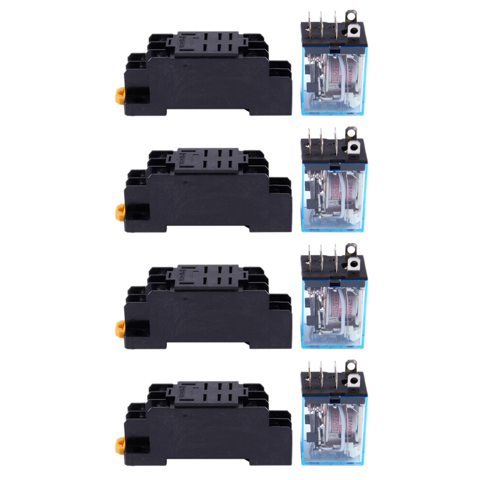 4X Ly2nj Hh62p-L Jqx-13F 220V Ac Coil Dpdt Power R 4854184451471
