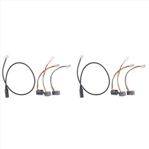 2 set 4P4C RJ9 Cable,3.5mm Smartphone Headset to A