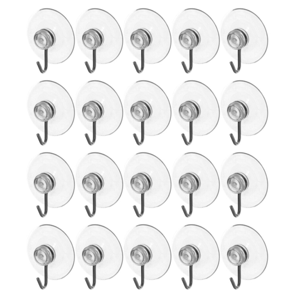 Suction Sucker Window Hooks Clear Wire Hook 32Mm ( 4852707584477