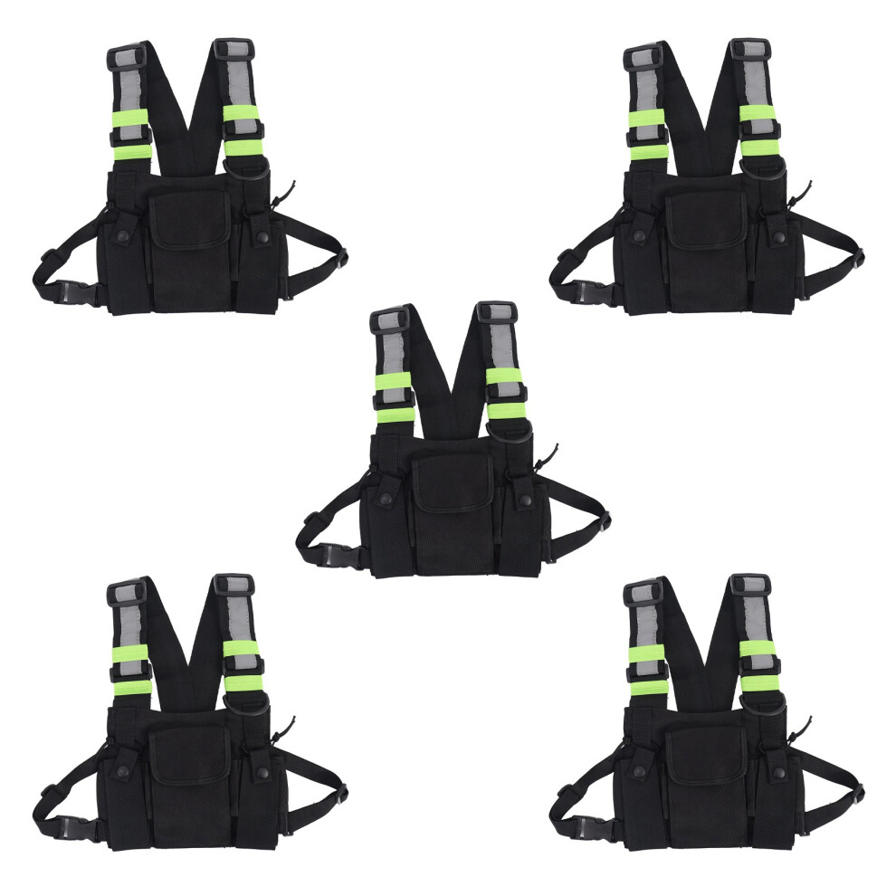 5X Radios Pocket Radio Chest Harness Front Pack Po 4854184401858