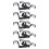 10Pcs Double Curtain Rod Brackets Ceiling Mount Su 2